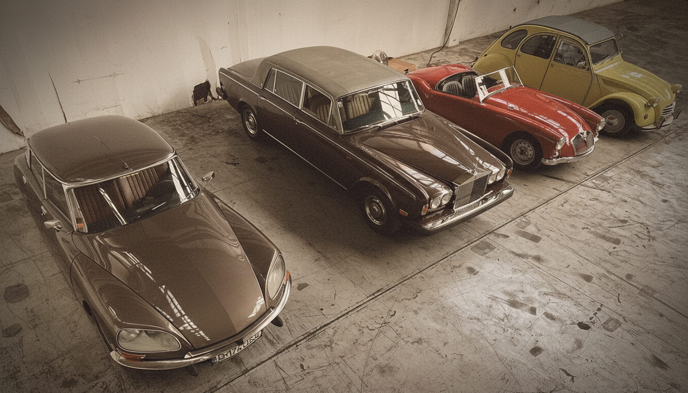 Our vintage car collection